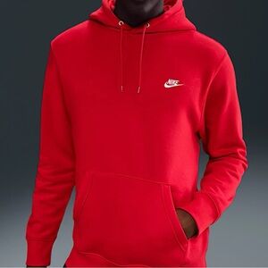 Nike Men's Hoodie in Bold Red. Like New.  Size Small.